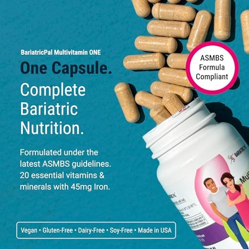 Multivitamínico BariatricPal ONE 1 por Día | Cápsula Multivitamínica Sin Hierro | Fácil de Tragar | Vitamina para Pacientes de Cirugía Bariátrica | - imagen 2