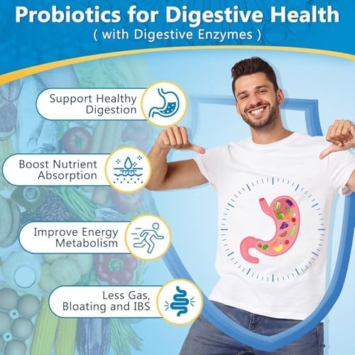 Probióticos para Hombres con Enzimas Digestivas y Prebióticos, 100 Mil Millones de CFUs, con Palma Enana y Arándano para la Salud Prostática y del - imagen 2