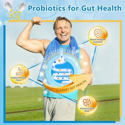 Probióticos para Hombres con Enzimas Digestivas y Prebióticos, 100 Mil Millones de CFUs, con Palma Enana y Arándano para la Salud Prostática y del - imagen 6