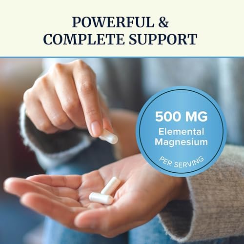 Suplemento Complejo de Magnesio 10 en 1 500MG | Citrato de Magnesio, Mag Glicinato, Malato y Más | Alta Absorción con Vitamina B6 | Soporte para - imagen 4