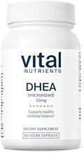 Vital Nutrients DHEA 10mg - Suplemento Vegano Micronizado para Hombres y Mujeres - Apoya el Equilibrio Hormonal y Metabolismo Saludable - 60 Cápsulas - imagen 1