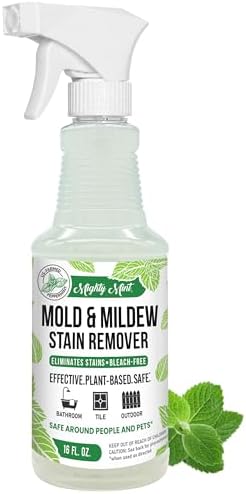 Spray Quitamanchas de Moho y Hongos Mighty Mint, Limpieza Rápida para Baño, Cocina, Agua Dura, Exterior, Aroma Natural a Menta, 16oz - imagen 1