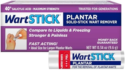 WartStick Plantar - Removedor de Verrugas Plantares con Ácido Salicílico Máxima Fuerza, 0.34 Oz - imagen 1