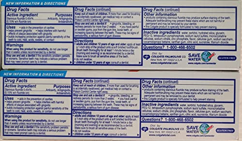 Pasta dental Colgate Total, menta fresca, 2 paquetes de 3.3 oz (6.6 Fl Oz) - imagen 2