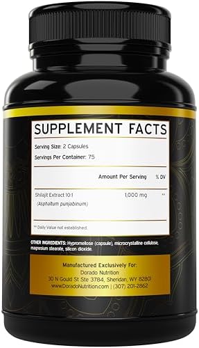 Cápsulas de Shilajit con 85+ Minerales Traza (Suministro de 75 Días, 1000mg por Porción) Shilajit Himalayo para Hombres y Mujeres con Ácido Fúlvico - - imagen 2