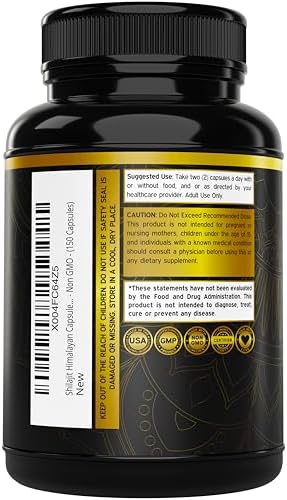 Cápsulas de Shilajit con 85+ Minerales Traza (Suministro de 75 Días, 1000mg por Porción) Shilajit Himalayo para Hombres y Mujeres con Ácido Fúlvico - - imagen 3