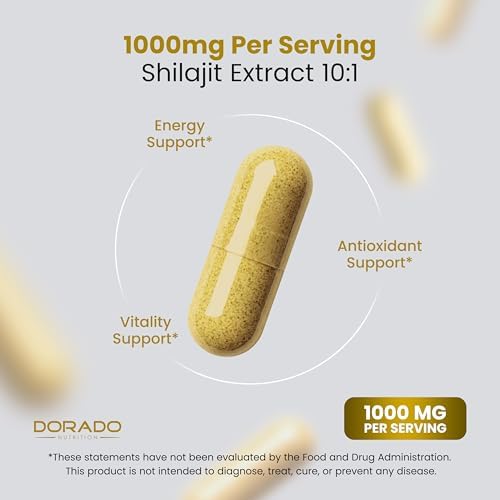 Cápsulas de Shilajit con 85+ Minerales Traza (Suministro de 75 Días, 1000mg por Porción) Shilajit Himalayo para Hombres y Mujeres con Ácido Fúlvico - - imagen 4