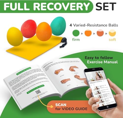 Pelotas de Squeeze para Terapia de Mano para Personas Mayores - Set de 4 Pelotas para Ejercicio de Artritis y Síndrome del Túnel Carpiano - Pelotas - imagen 3