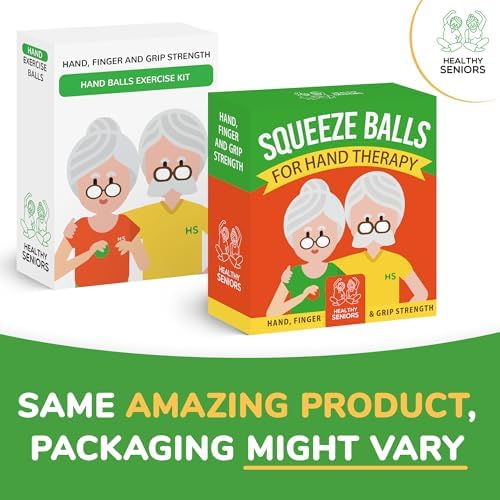 Pelotas de Squeeze para Terapia de Mano para Personas Mayores - Set de 4 Pelotas para Ejercicio de Artritis y Síndrome del Túnel Carpiano - Pelotas - imagen 7