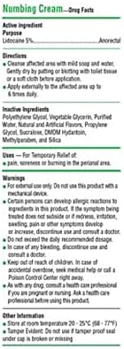 Crema Anestésica Numb AF para Anal 1.5 fl oz Sabor Menta - imagen 2