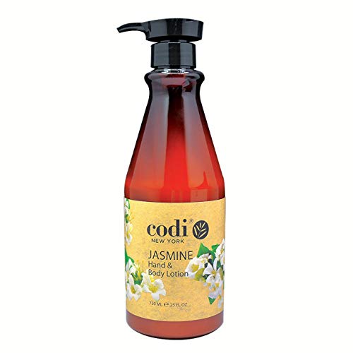 Loción CODi Jasmine - Loción Corporal y para Manos con Dispensador para Mujeres y Hombres - Loción Corporal de Jazmín con Maravilloso Aroma - Menos - imagen 2