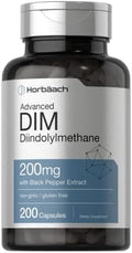 Suplemento DIM Horbäach 200mg | 200 Cápsulas | Extracto de Pimienta Negra | Diindolilmetano Avanzado para Mujeres y Hombres | Sin OGM, Sin Gluten - imagen 1