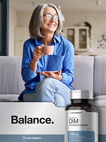 Suplemento DIM Horbäach 200mg | 200 Cápsulas | Extracto de Pimienta Negra | Diindolilmetano Avanzado para Mujeres y Hombres | Sin OGM, Sin Gluten - imagen 6