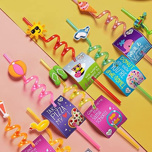 24 Popotes Locos de Playa para Niños - Suministros para Fiesta de Verano, Decoraciones y Regalos de Fin de Año con 2 Cepillos de Limpieza - imagen 2