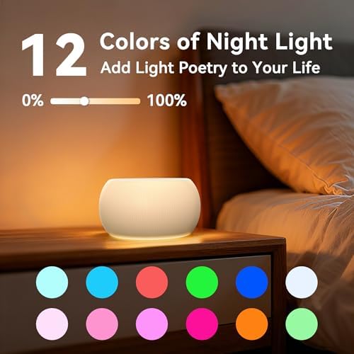 Máquina de Sonido Blanco Easysleep Portátil para Dormir con 30 Sonidos Relajantes, 12 Colores de Luz Nocturna, Función de Temporizador y Recargable - imagen 3