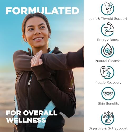 Nutrivein Musgo Marino Orgánico 1600mg con Bladderwrack y Bardana - 120 Cápsulas para Adultos - Superalimento Prebiótico - Salud Inmunológica y - imagen 4