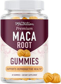 Gomitas de Raíz de Maca | Apoyo a la Energía, Rendimiento y Equilibrio Hormonal | Extracto 4:1 | Sabor Durazno Delicioso | Veganas y No Transgénicas - imagen 1