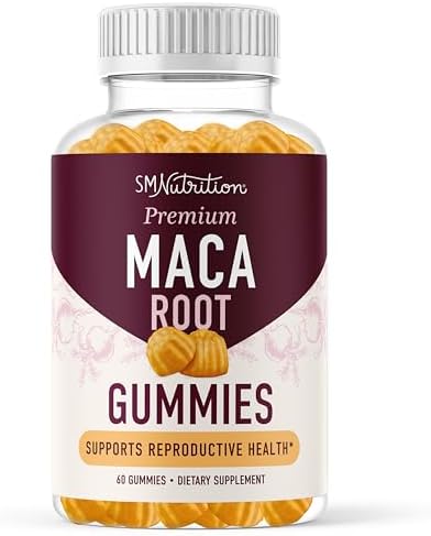 Gomitas de Raíz de Maca | Apoyo a la Energía, Rendimiento y Equilibrio Hormonal | Extracto 4:1 | Sabor Durazno Delicioso | Veganas y No Transgénicas - imagen 2