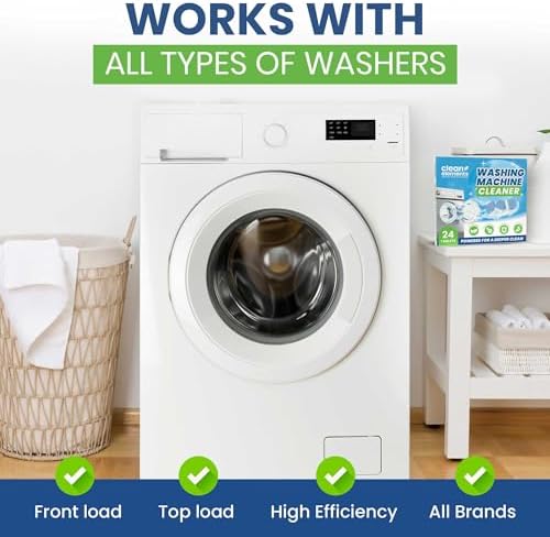 Tabletas Limpiadoras para Lavadoras Clean Elements 24 Piezas – Desincrustante Profundo para Lavadoras HE, de Carga Frontal y Superior – Seguras para - imagen 6