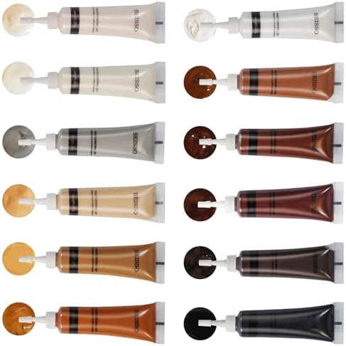 Kit de Reparación de Madera SEISSO, Pintura para Restaurar Muebles de Madera, 12 Colores para Rayones en Pisos, Mesas, Gabinetes y Puertas - imagen 1