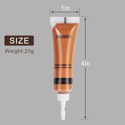 Kit de Reparación de Madera SEISSO, Pintura para Restaurar Muebles de Madera, 12 Colores para Rayones en Pisos, Mesas, Gabinetes y Puertas - imagen 3