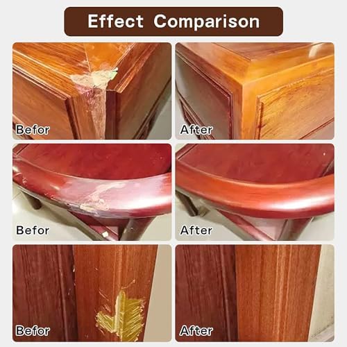Kit de Reparación de Madera SEISSO, Pintura para Restaurar Muebles de Madera, 12 Colores para Rayones en Pisos, Mesas, Gabinetes y Puertas - imagen 6
