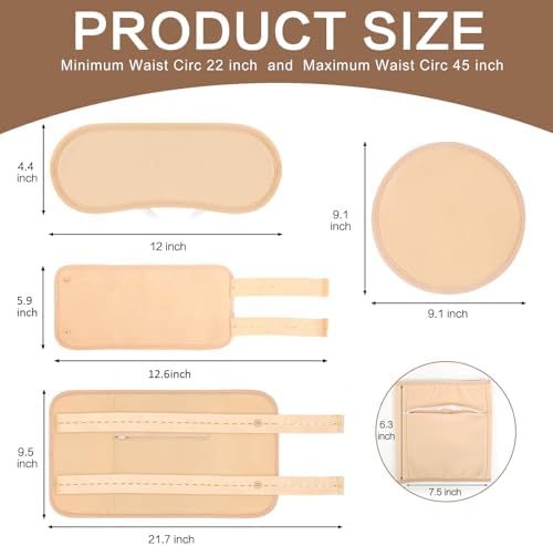 Kit de 6 Paños de Aceite de Ricino de Algodón Orgánico para Desintoxicación del Hígado, Estómago, Cuello y Cuerpo, Reutilizables con Correa - imagen 7