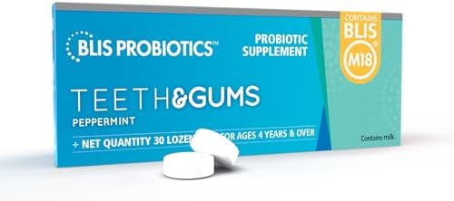 Lozenges Probioticos Orales BLIS para Dientes y Encías - M18, 2.5 Mil Millones de CFU - 30 Pastillas - imagen 1