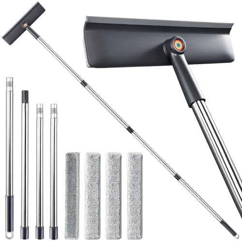 Kit de limpieza de ventanas Purexa 3 en 1 - Limpiador de ventanas de 60 con 3 paños de microfibra y cepillo para pantallas, herramienta ligera y - imagen 1