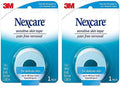 Cinta Nexcare para Piel Sensible, 1 pulg x 4 yds, 2 piezas (Paquete de 1) - imagen 1