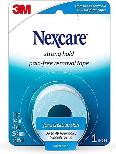 Cinta Nexcare para Piel Sensible, 1 pulg x 4 yds, 2 piezas (Paquete de 1) - imagen 4