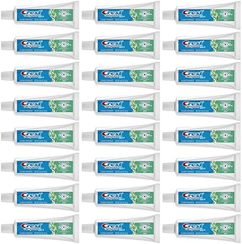 Pasta Dental Crest Complete Blanqueadora Scope Menta, Tamaño de Viaje 0.85 Oz (24g) - Paquete de 24 - imagen 1