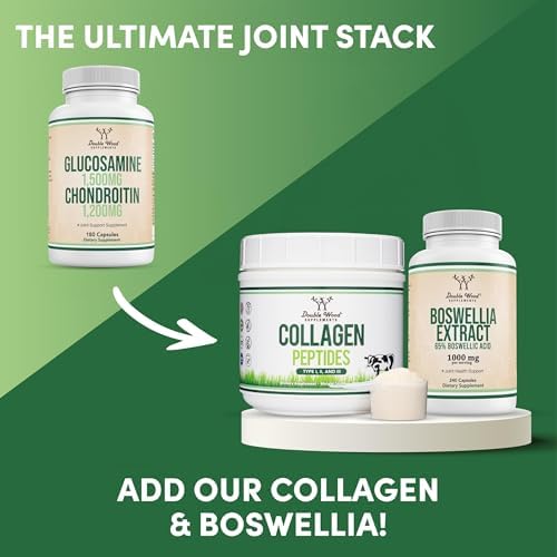 Suplemento de Soporte Articular Glucosamina Condroitina Triple Fuerza (1,500mg Glucosamina, 1,200mg Condroitina) 180 Tabletas, Libre de Gluten, No - imagen 5