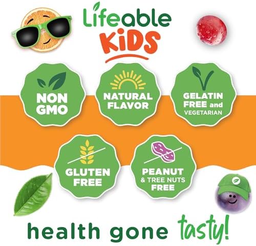 Gomitas de Arándano Lifeable para Niños | Suplemento Sabroso para Salud del Tracto Urinario, Vejiga y Digestión | Vegano y Sin OGM | 60 Unidades - imagen 4