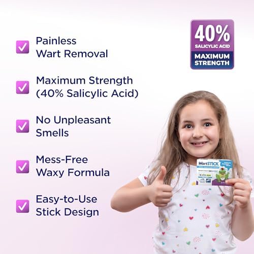 Kit de Remoción de Verrugas WartStick® para Niños (Incluye 25 Vendajes) Máxima Potencia - imagen 3