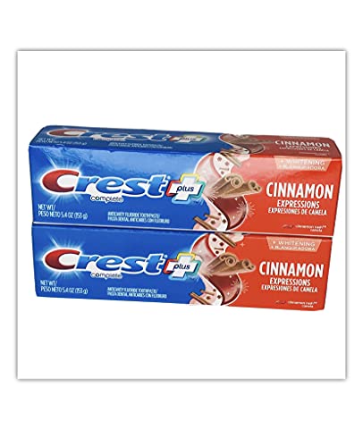 Crest Plus Complete + Blanqueador Canela Rush Expressions 5.4 oz - 2 Cajas - imagen 1
