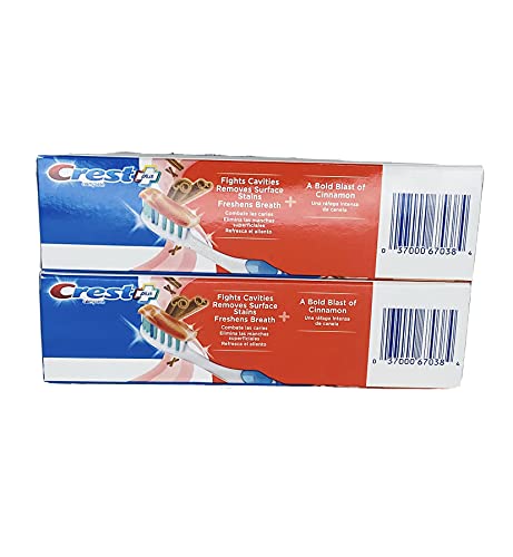 Crest Plus Complete + Blanqueador Canela Rush Expressions 5.4 oz - 2 Cajas - imagen 2