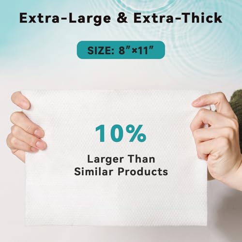Toallitas Corporales Desechables Extra Grandes para Adultos, Sin Enjuague, 80 Piezas (Paquete de 8) - Suaves y Gentiles, Ideales para Hombres, - imagen 3
