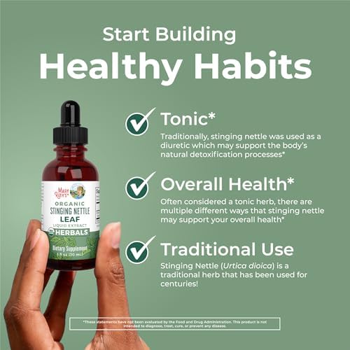 Extracto de Hoja de Ortiga MARYRUTH'S Organics | Suplemento Detox en Gotas Herbales | Orgánico USDA | Vegano | Sin OGM | Sin Gluten | 1 Oz Líquido - imagen 6