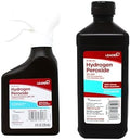 Botella de Spray de Peróxido de Hidrógeno LEADER 3% Solución Antiséptica de ros Auxilios con Recarga, 24 Onzas - imagen 1