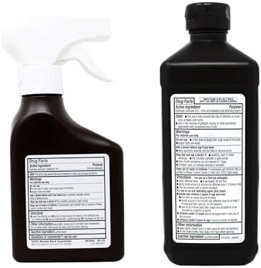 Botella de Spray de Peróxido de Hidrógeno LEADER 3% Solución Antiséptica de ros Auxilios con Recarga, 24 Onzas - imagen 2