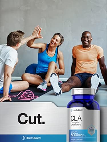 Suplemento de CLA Horbäach | 300 Cápsulas Blandas | Máxima Potencia | Ácido Linoleico Conjugado de Aceite de Cártamo | Sin OGM, Sin Gluten - imagen 6