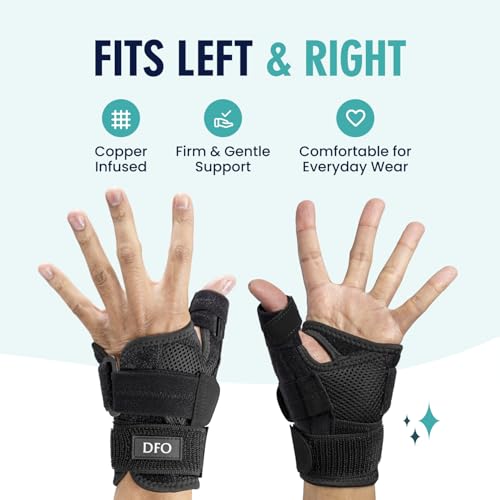 Férula de Pulgar de Cobre Dr. Frederick's – Soporte para Muñeca y Pulgar para Artritis, Tendinitis y De Quervain – Férula Reversible para Alivio del - imagen 3