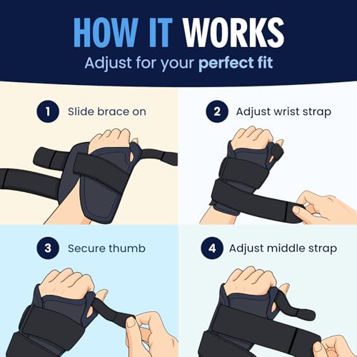 Férula de Pulgar de Cobre Dr. Frederick's – Soporte para Muñeca y Pulgar para Artritis, Tendinitis y De Quervain – Férula Reversible para Alivio del - imagen 5