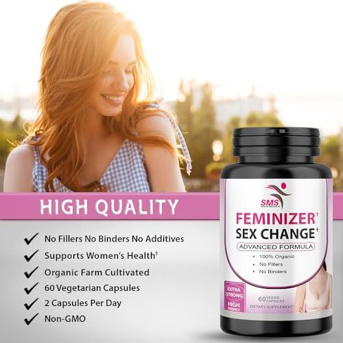 Cápsulas Feminizer para Cambio de Sexo con Pueraria Mirifica - Complejo Potente de Estrógenos para Mujeres Trans - Pechos, Cuerpo, Cabello, Piel y - imagen 4
