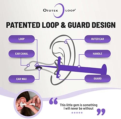 Ototek Loop - Herramienta para Remover Cera del Oído y Limpiar - Producto de Cuidado Auditivo de Plástico (Colores Variados) - imagen 4