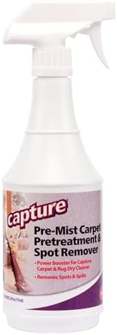 Capture Pre-Mist Soil Release para Limpiador de Alfombras - Pre Spray para Limpieza de Alfombras - Elimina Manchas Difíciles de Jugo, Café y Vino - - imagen 1
