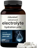 Píldoras Avanzadas de Electrolitos, 240 Cápsulas | Píldoras de Sal con Electrolitos para Hidratación en Ayuno | Con Sal Rosa del Himalaya, Sodio, - imagen 1