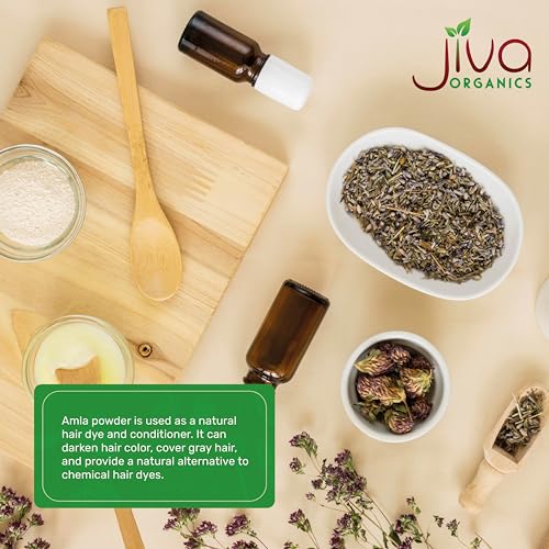Polvo de Amla Orgánico 1.25 LB (20oz) - Puro, Libre de Gluten, No Transgénico, Vitamina C, Bolsa a Granel, 100% Natural - Jiva Organics - imagen 7