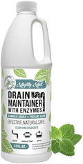 Mighty Mint Enzyme Mantenedor de Drenaje – Limpiador y Desodorante para Control de Olores y Prevención de Acumulación – Seguro para Tuberías, - imagen 1